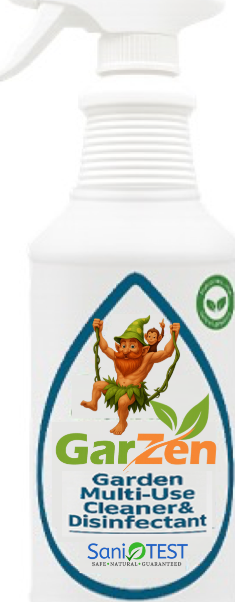 GarZen HOCl garden cleaner bottle