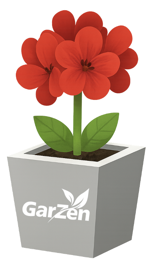 GarZen branded flower pot